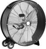 Amazon Fundamentals 30" 300W Excessive-Velocity, Heavy-Obligation Industrial Fan, Drum ... - Image 2