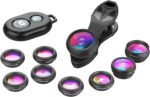 Apexel Cellphone Digicam Lens-Macro Lens+Huge Lens+Fisheye Lens+Telephoto L... - Image 2