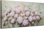 Arjun Floral Wall Artwork Dwelling Room Rose Canvas Wall Artwork for Bed room Flo... - Image 2