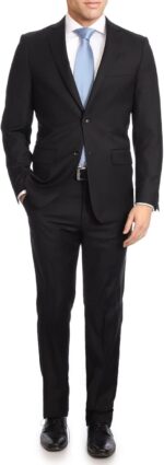 Arthur Black Mazara Traditional Match Two Button 100% Wool Wrinkle Resistant... - Image 2