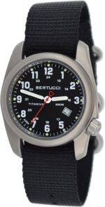 BERTUCCI® 40 mm Titanium Subject Watch - A-2T Unique Basic - Black ... - Image 2
