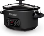BLACK+DECKER 7-Quart Gradual Cooker, SCD4007, Chalkboard Exterior, Lockin... - Image 2