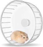 BUCATSTATE Silent Hamster Wheel, 6.7in Train Wheel for Gerbil, Dwar... - Image 2