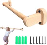 Child Pull up Bar Toddler Pull Up Bar Montessori Wall-Mounted Handrail ... - Image 2