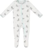 Bamboo Little Gentle Child Footie Pajamas, Child Garments, New child Sleepers... - Image 2