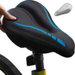 Bike Seat Cushion - Gel Padded Bike Seat Cowl for Males Girls Consolation, ... - Image 2