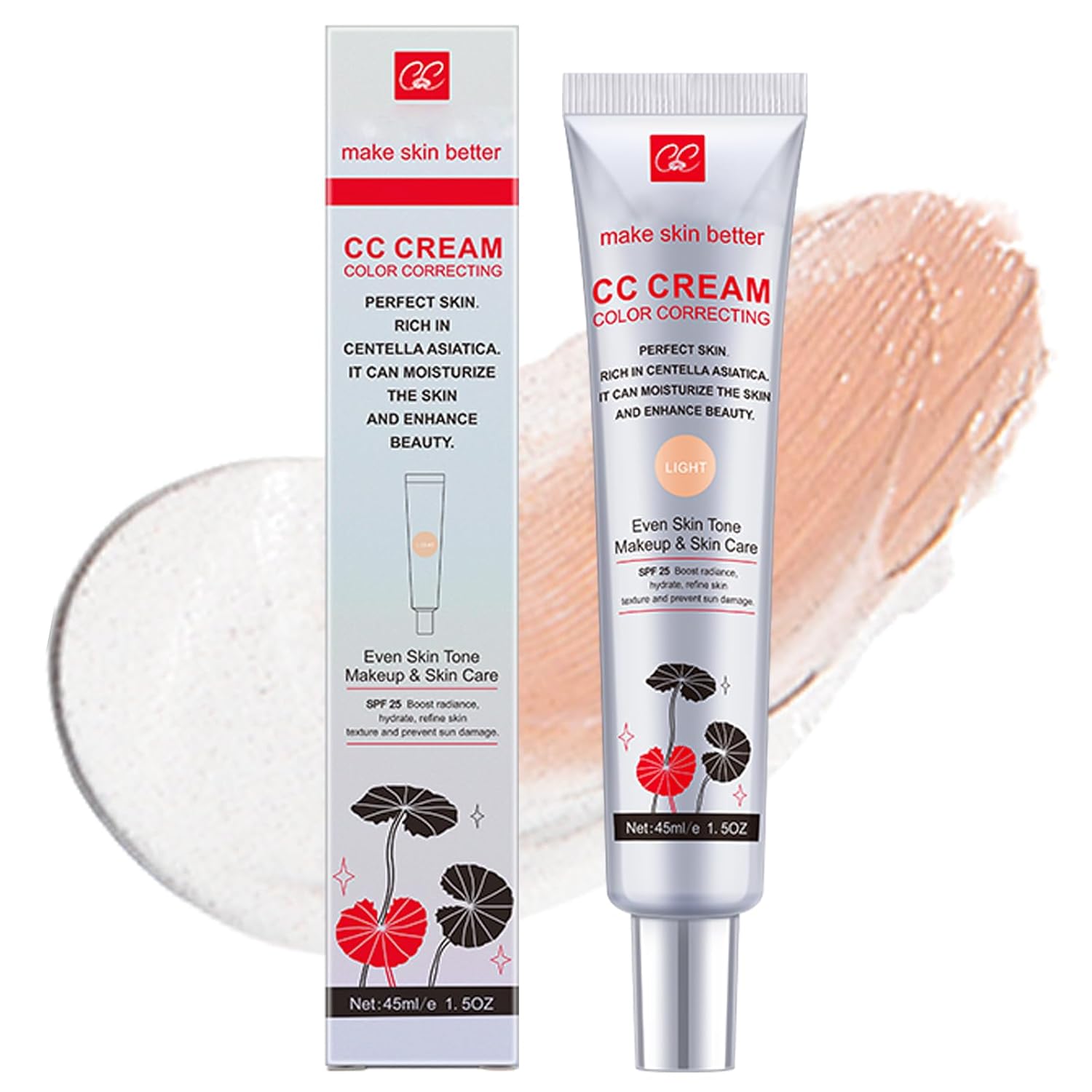Model Shade Correcting CC Cream with Centella Asiatica, SPF 25, Full C... - Image 2