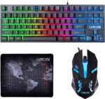 CHONCHOW 87 Keys TKL Gaming Keyboard and Mouse Combo, Wired LED Rainbo... - Image 2
