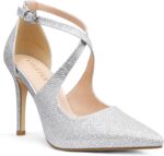 COLETER Womens 4" Pointed Toe D'Orsay Pumps Stilettos Excessive Heel Crosse... - Image 2