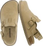 CUSHIONAIRE Brooklyn Suede Womens Slides– Snug Clog Mules with ... - Image 2