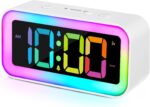 Cadmos Loud Alarm Clock for Bedrooms with Dynamic RGB Night time Gentle,Heav... - Image 2