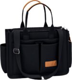 Canvas Tote Bag for Ladies,Ladies's Luggage Crossbody Luggage Work Laptop computer Tote... - Image 2