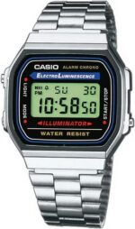 Casio Males's Classic A168WA-1 Electro Luminescence Watch - Image 2
