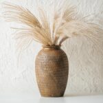 Ceramic Rustic Vase, 8 Inch Farmhouse Terracotta Vase for Residence Decor, ... - Image 2