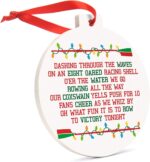 ChalkTalkSPORTS Crew Spherical Ceramic Decoration | A Rower's Jingle All The... - Image 2