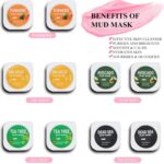 Clay Masks Set 20 Pods, Face Masks Pores and skin Care, Inexperienced Tea, Turmeric, Useless ... - Image 2