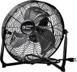 Consolation Zone Cradle Flooring Fan, 12 inch, 3 Pace, Excessive Velocity, 180 De... - Image 2