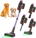 Cordless Vacuum Cleaner,550W/45KP/60Mins Stick Vacuum Cordless Recharg... - Image 2