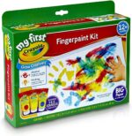 Crayola My First Fingerpaint Package, Washable Paint, Items, Ages 1, 2, 3,... - Image 2