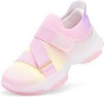 DREAM PAIRS Youngsters Sneakers Ladies Slip-On Sneakers Z-Strap Colourful Jelly S... - Image 2
