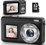 Digital Digicam, Actual 2.7K Twin-Display screen Digital Digicam for Pictures A... - Image 2
