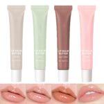 Dulele Shiny Lip Balm Butter, 4 Colours Peptide Lip Tint Lip Stain, Mo... - Image 2