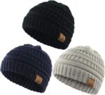 Durio Unisex Child Beanie - Mushy & Heat Knit Toddler Winter Hat, Stretc... - Image 2