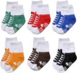 EPEIUS Unisex Child Women Boys Non-Slip Socks (Set of 6) - Image 2