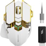 EWEADN G5 Wi-fi Gaming Mouse, 12800 Adjustable DPI RGB Mouse with 6... - Image 2
