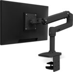 Ergotron – LX Monitor Arm, Single Monitor Desk Mount – matches Flat Curve... - Image 2