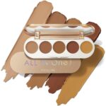FOCALLURE #GoldenAge 5 in 1 Multi Makes use of Concealer Palette, 5 Colours Cor... - Image 2
