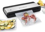 FoodSaver PowerVac Compact Vacuum Sealing Machine Stainless Metal & Bl... - Image 2