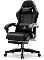 Gaming Chair,Ergonomic Therapeutic massage Laptop Workplace Desk Chair with Footres... - Image 2