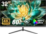 Gawfolk 32 Inch 4K UHD Pc Monitor, Extremely-Clear (3840×2160p) Scre... - Image 2