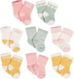 Gerber Unisex Child 8-Pair Wiggle-Proof Sock - Image 2