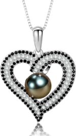 Items for Girls Spouse-Pearl Coronary heart Pendant Necklace- Birthday for Girlfr... - Image 2