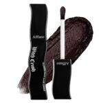 Goth Lip Gloss, Extremely Pigmented Matte Burgundy Brown Lipstick with Sh... - Image 2