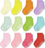 HYCLES Non-Slip Toddler Socks, Woman Grip Socks for 1-10 Years Youngsters Gir... - Image 2