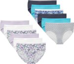 Hanes Transient Underwear, Stretch Cotton Panties for Women, Assorted, 12-... - Image 2