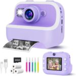 On the spot Print Digicam for Youngsters, Christmas Birthday Items for Women Boys... - Image 2