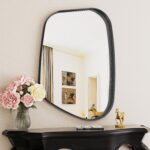 Irregular Wall Mirror 22"x30" Toilet Mirrors Asymmetrical Creative D... - Image 2