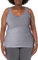 JUST MY SIZE Womens Lace Tank - Image 2