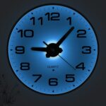 JoFomp Lighted Wall Clocks Battery Operated, 8 Inch Small Wall Clock f... - Image 2