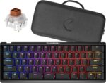 KINESIS Gaming TKO Mechanical Keyboard | Tactile Brown Switches | 60% ... - Image 2