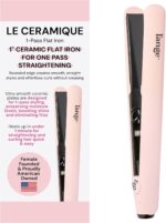 L'ANGE HAIR Le Ceramique 1-Move Flat Iron Hair Straightener | Quick Hea... - Image 2