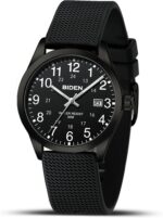 LN LENQIN Mens Watches Analog Quartz Sports activities Unisex 30M Waterproof Nurs... - Image 2