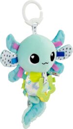 Lamaze Clip On Automotive Seat and Stroller Toy - Alise The Axolotl - Crinkle... - Image 2