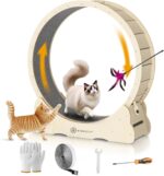 Massive Cat Train Wheel 40 inch - Pure Stable Wooden Cat Wheel Exerci... - Image 2