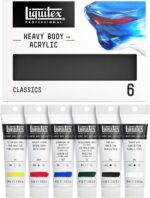 Liquitex Skilled Heavy Physique Acrylic Paint, Basic 6 x 59ml (2-oz... - Image 2