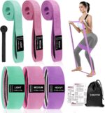 Lengthy and Quick Cloth Resistance Bands with Door Anchor 7 PCS, Non-Sli... - Image 2